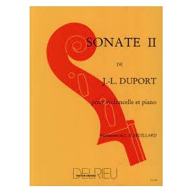 Duport, Sonata nº 2 para cello y piano (Ed. Delrieu)
