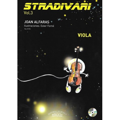 Alfaras j. stradivari vol.3 +cd (metodo viola) (boileau)