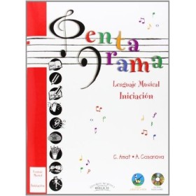 Amat y casanova pentagrama, lenguaje  musical iniciacion (ed