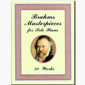 Brahms j. masterpieces (38 obras) para piano dover