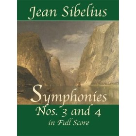 Sibelius, sinfonias nº 3 y 4 (full score) dover