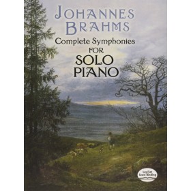 Brahms j. sinfonias completas para piano solo dover