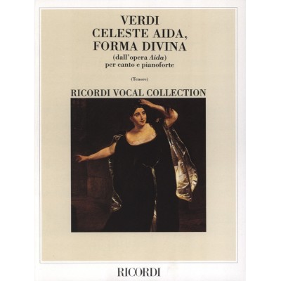 Verdi, Celeste Aida, forma divina para tenor y piano (Ricordi)
