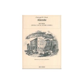 Gluck c.w. alceste (brochure) canto y piano