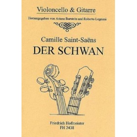 Saint saens, c. der schwan (el cisne) para cello y guitarra
