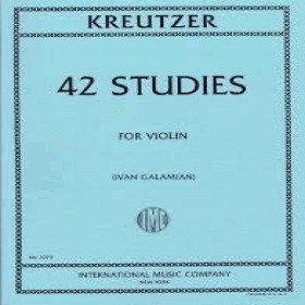 Kreutzer, R. 42 estudios para violin Rev. Galamian (Ed. IMC)