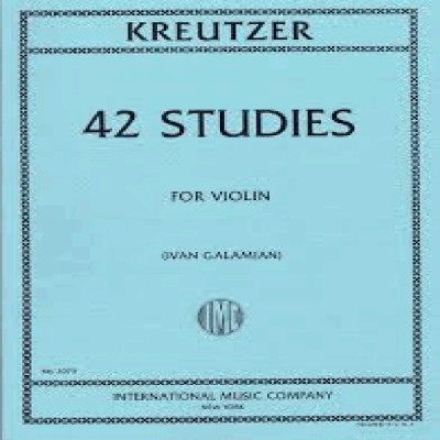 Kreutzer, R. 42 estudios para violin Rev. Galamian (Ed. IMC)
