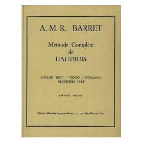 Barret, metodo completo de oboe Vol. 1 (Ed. Leduc)