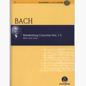 Bach j.s. conciertos de brandenburgo nº 1,2,3  (2)bolsillo+c