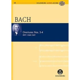 Bach j.s. obertura nº3-4 bwv1068-1069 (14)bolsillo+cd eulenb