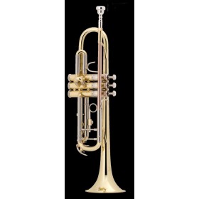 Trompeta Sib BACH TR305BP Pistones de Monel Lacada
