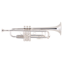 Trompeta Sib Stradivarius LT180SML/72 Tudel 43LT Plateada