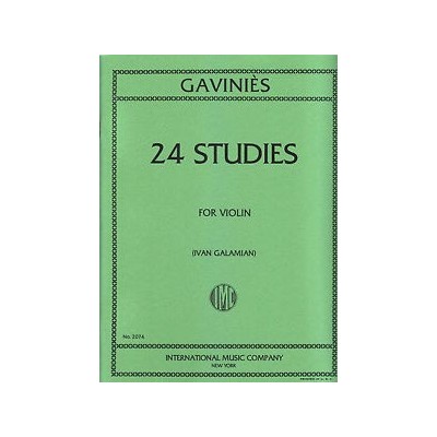 Gavinies 24 estudios  (violin)