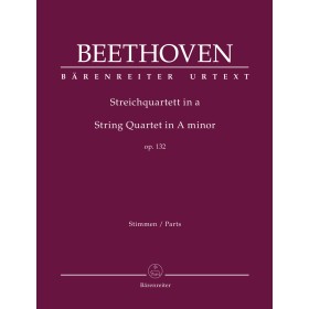 Beethoven. Cuarteto de cuerdas en La menor OP.132 Edit. Barenreiter