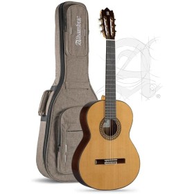 Guitarra clasica alhambra 4/4 4P zurdo + funda 9738