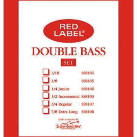 Cuerda contrabajo Super-Sensitive Red Label 3ª La Medium 1/2 1/2
