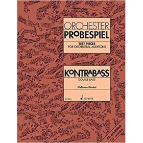 Orchester probespiel (repertorio orquestal) contrabajo