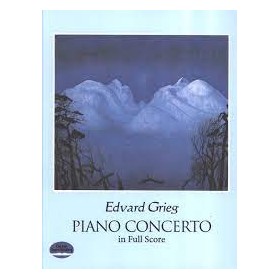 Grieg, E. PIano Conierto para orquesta (full score) Dover