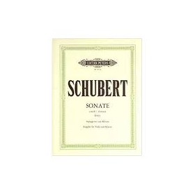 Schubert, F. Sonata la m arpeggione d. 821 viola y piano (Ed. Peters)
