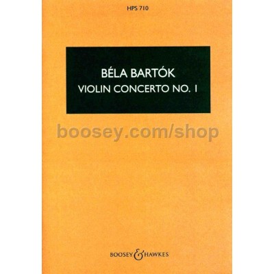 Bartok concierto para violin nº 1 para violin y orquesta (pa