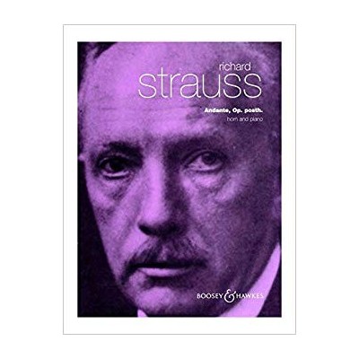Strauss, r. andante op. posth, trompa y piano (ed. boosey ha