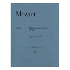 Mozart, Sonata para piano en Do M KV 330 (Ed. Henle Verlag)