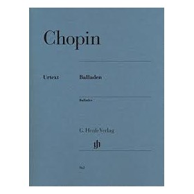 Chopin, F. Baladas para piano (urtex) (Ed. Henle)