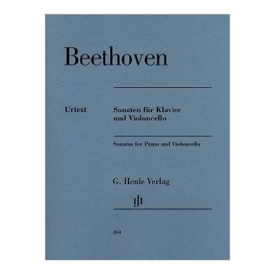 Beethoven l.v. sonatas para piano y violoncello (Henle Verlag)