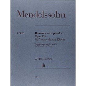 Mendelssohn f. romanza sin palabras op. 109 cello y piano (h