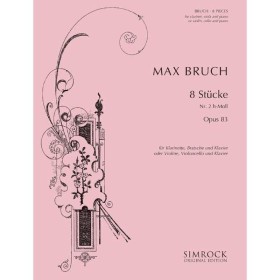 Bruch m. 8 piezas op. 83/7 (para clarinete, viola y piano)