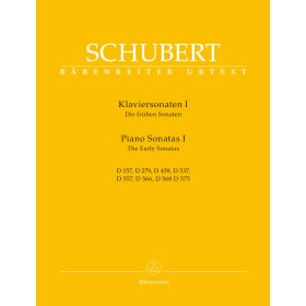 Schubert f. Piano Sonatas 1 Sonatas tempranas