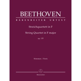 Beethoven L. Cuarteto para cuerda op.135 en FaM
