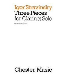 Stravinsky, I. Piezas para clarinete solo (Ed. Chester Music)