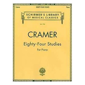 Cramer, Estudios completos (48) para piano (ed. schirmer)