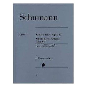 Schuman, Escenas de niños op.15 y album de la juventud op.68 piano