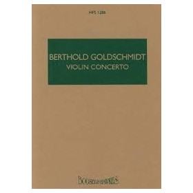 Goldschmidt, Violin Concerto (edición orquesta de bolsillo) Boosey
