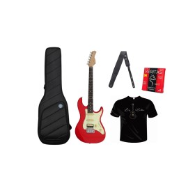 GUIT ELECTR LC S3 Red SET