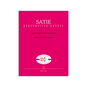 Satie, Seleccion de piezas para piano (Ed. Barenreiter)