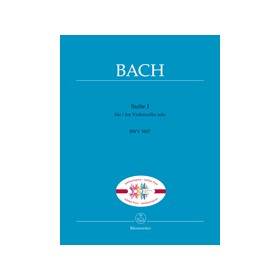 Bach, Suite I para cello solo BWV 1007 (Ed. Barenreiter)