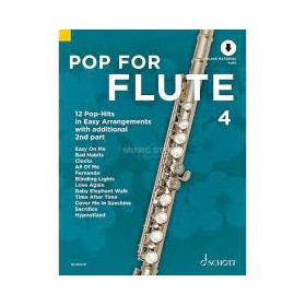 Pop for Flute v.4 (12 canciones con audio online) Ed. Schott