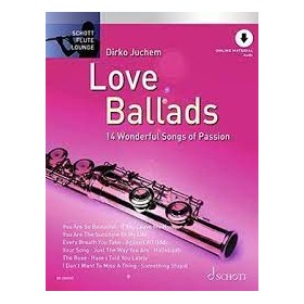 Juchem, Love Ballads para flauta y piano (audio online) Ed. Schott