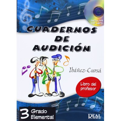 Ibañez/Cursa. Cuadernos de audicion v.3  con CD (profesor)