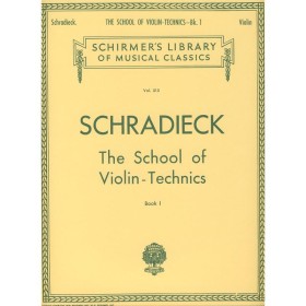 Schradieck escuela tecnica 1º: destreza para violin (schirme