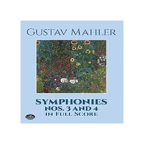 Mahler g. sinfonia nº3 y 4 para orquesta (partitura director