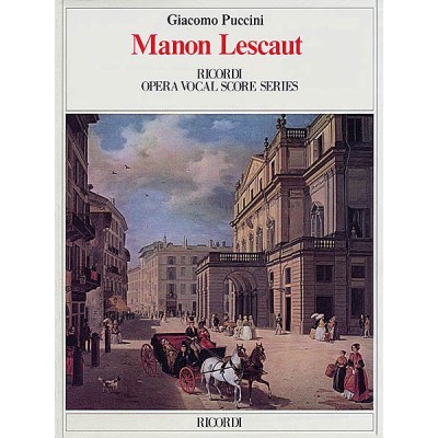 Puccini g. manon lescaut (brochure) canto y piano
