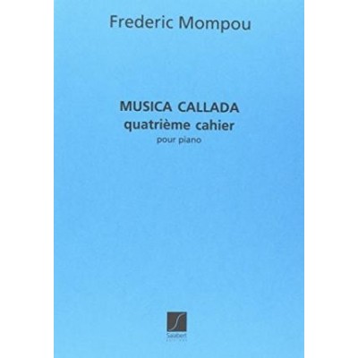 Mompou f. musica callada vol.4 para piano