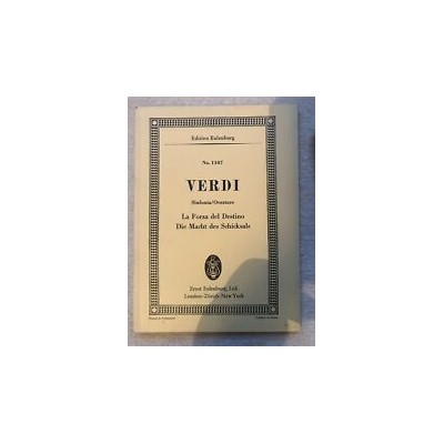 Verdi, g. la forza del destino. obertura. -partes- (ed. kalm