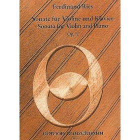 Ries, f. sonata para violin y piano op. 71 (ed. kunzelamnn)