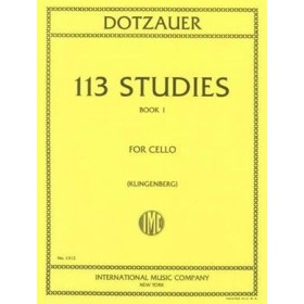 Dotzauer j.j.f. estudios para cello vol. 1 (113) (ed. imc)