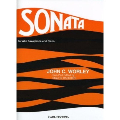 Worley j.c. sonata para saxo alto y piano (carl fischer)